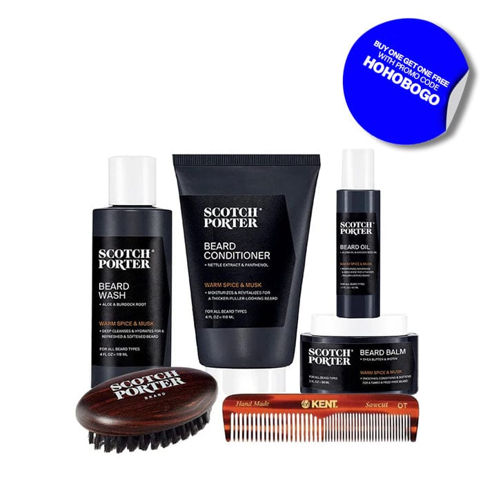 SCOTCH PORTER BRAND Beard Care Products Ultimate Beard Collection: Premium Beard Care Essentials