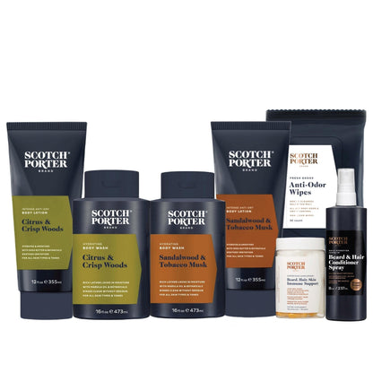 SCOTCH PORTER BRAND Collection Beard and Body Premier Pack
