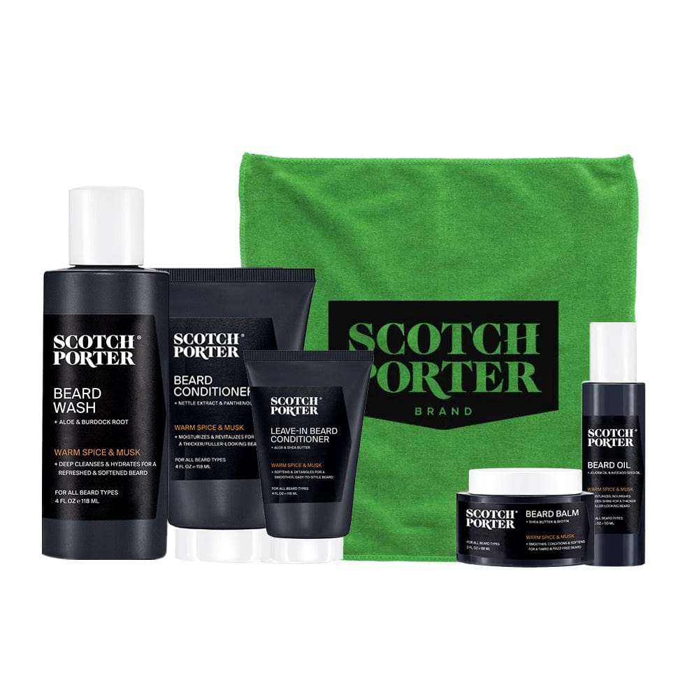 SCOTCH PORTER BRAND Beard Care Products Get Bearded Collection